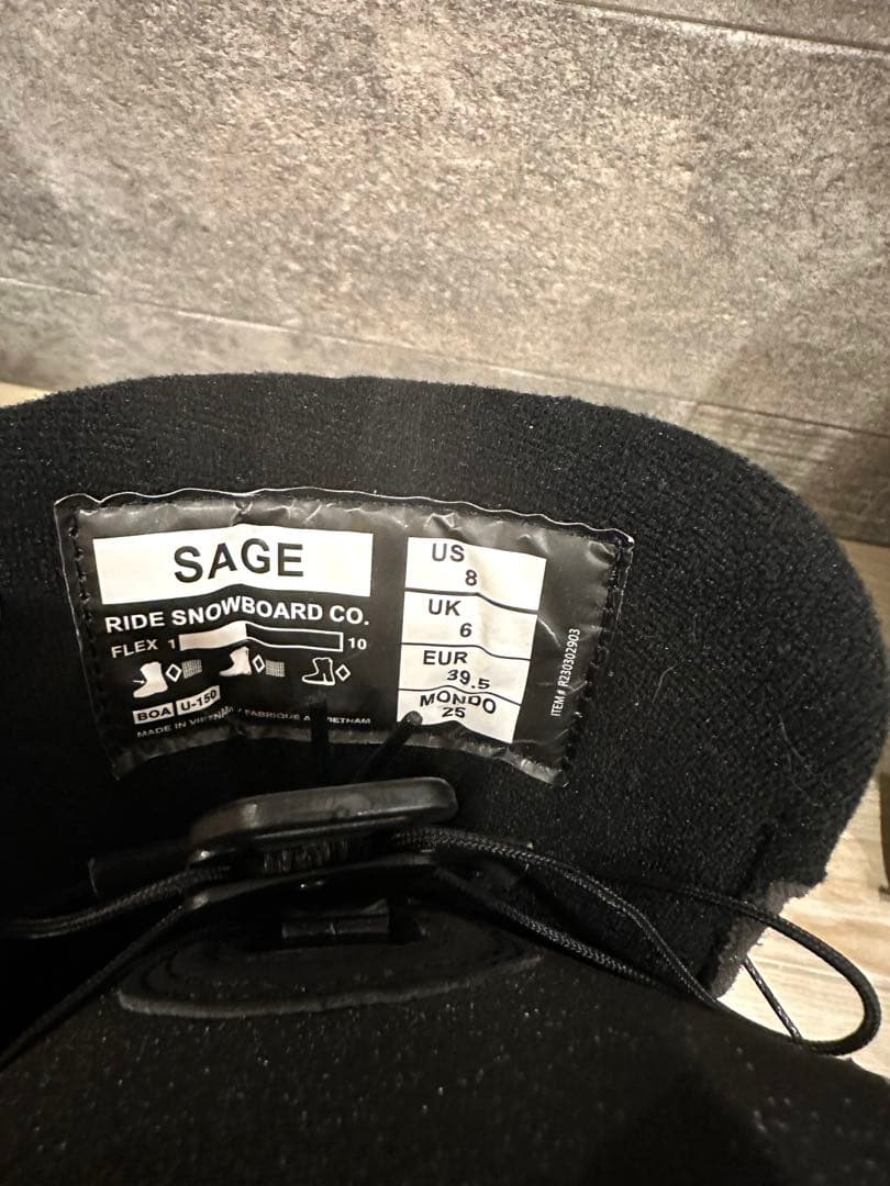 Amu04 様　RIDE ビンディング&ブーツsize25 セット