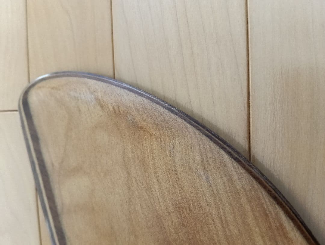 nobbywood サーフボードフィン ウッド 10.5インチ