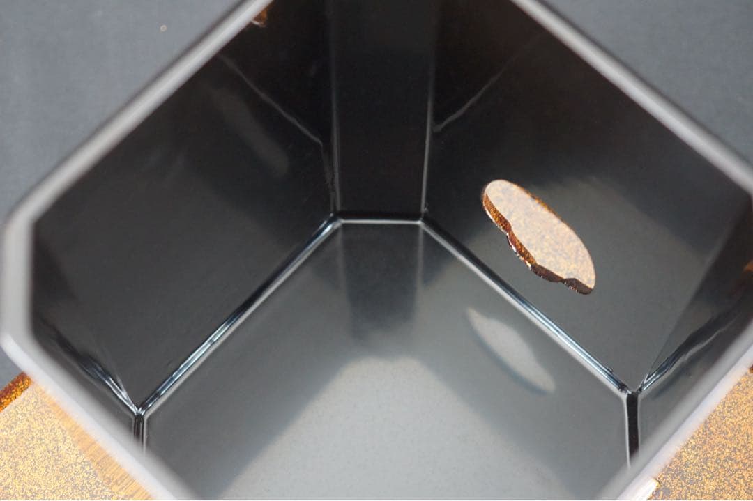 輪島塗 西鍛治 造 極上梨子地 三宝 共箱 / 西鍛治漆器工房 三宝台