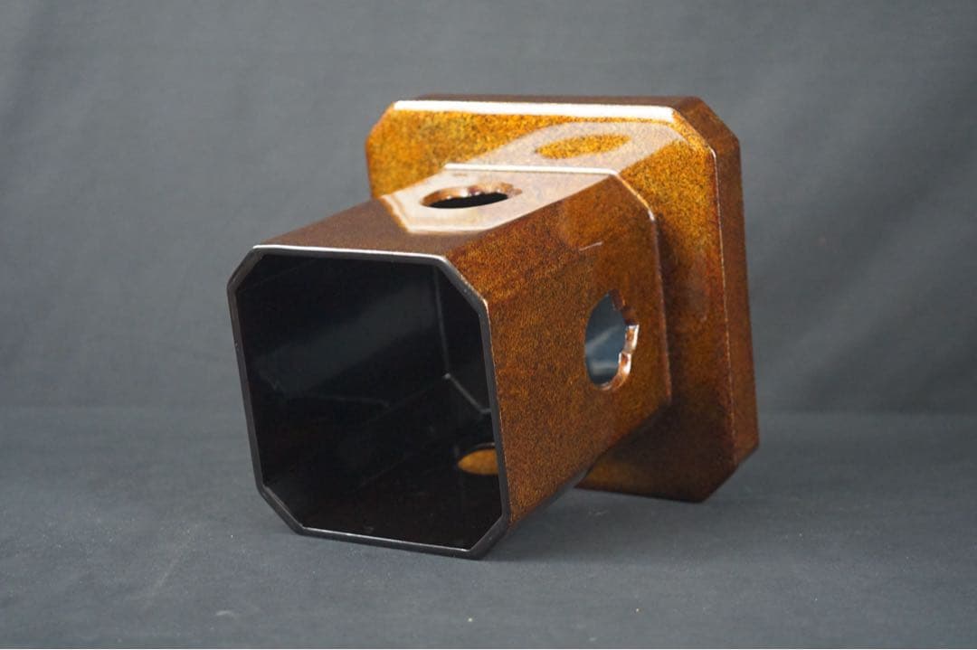 輪島塗 西鍛治 造 極上梨子地 三宝 共箱 / 西鍛治漆器工房 三宝台