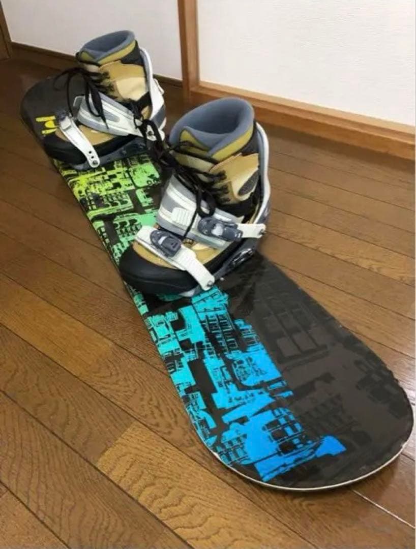 2\12(水)まで。3点セット　スノーボード ビンディング付きM ブーツ24.5
