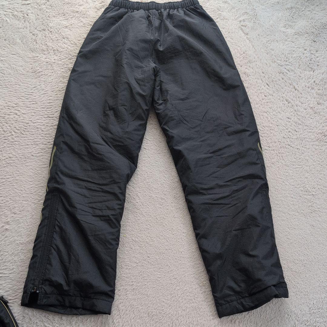 Mizuno ウィンドブレーカー 上下 ブラック/ホワイト【裏起毛】