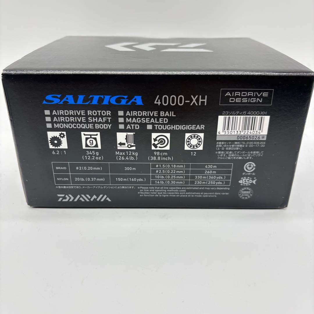 【未使用】DAIWA 23 SALTIGA 4000-XH 23ソルティガ