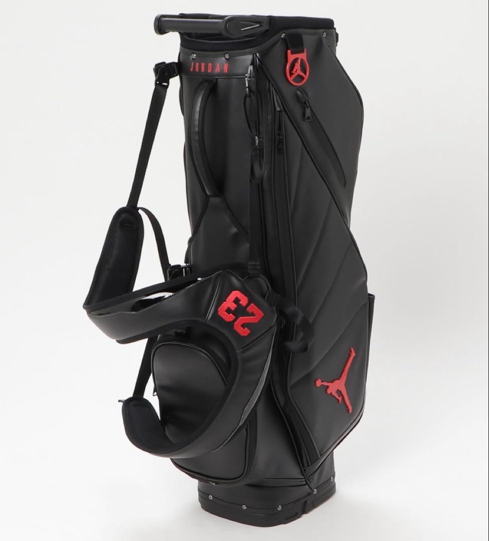 ジョーダン フェイドアウェイ プレミアム ゴルフバッグ ブラック　レッド