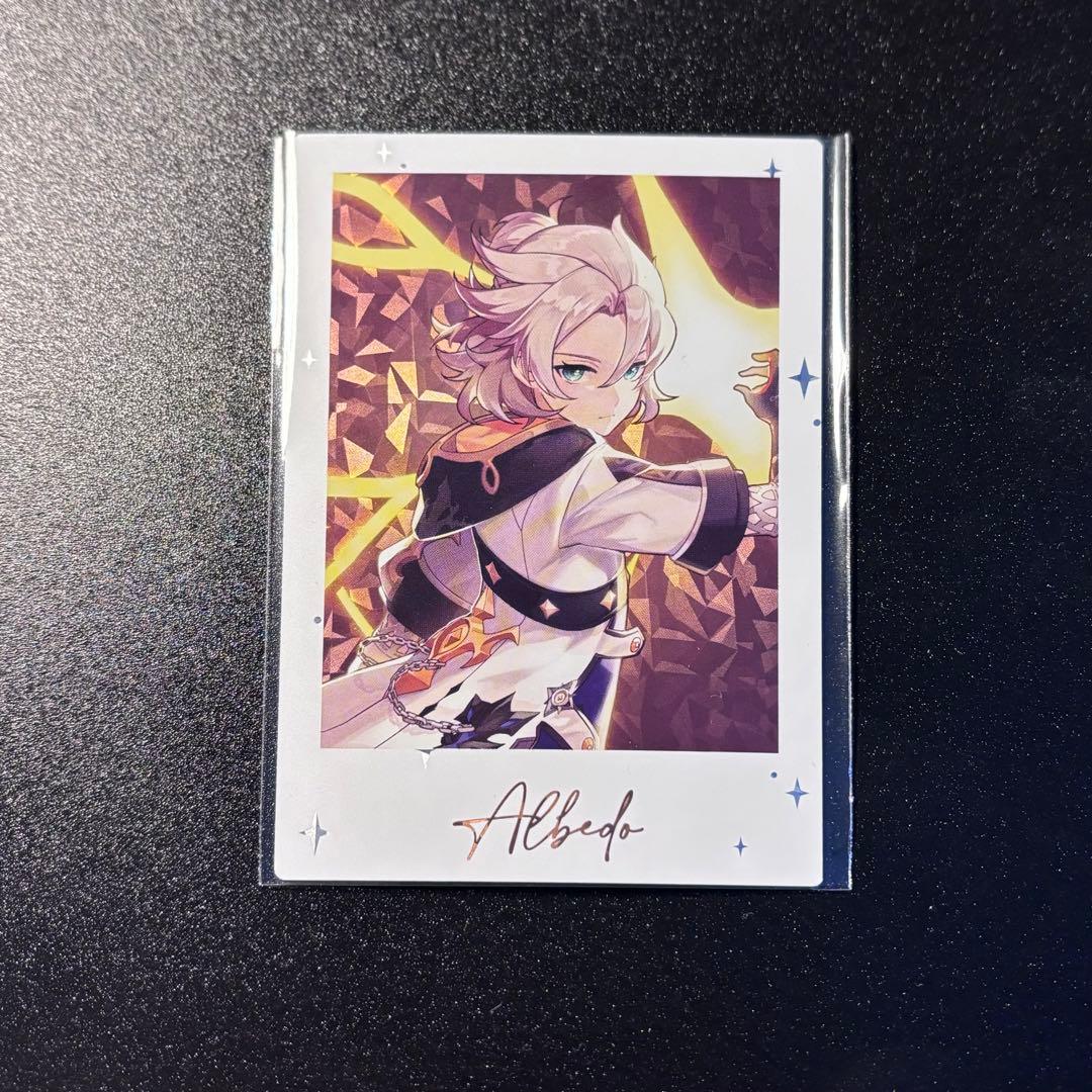 原神　原神FES カード　チェキ　アルベド8点セット
