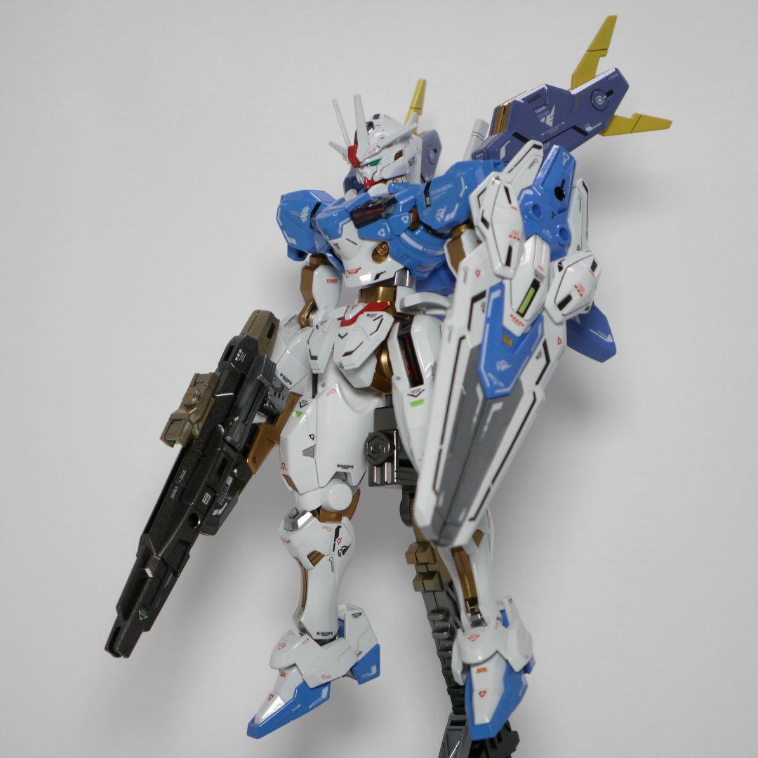 HG ガンダムエアリアル 改修型 塗装 完成品 バンダイ ガンプラ 1/144