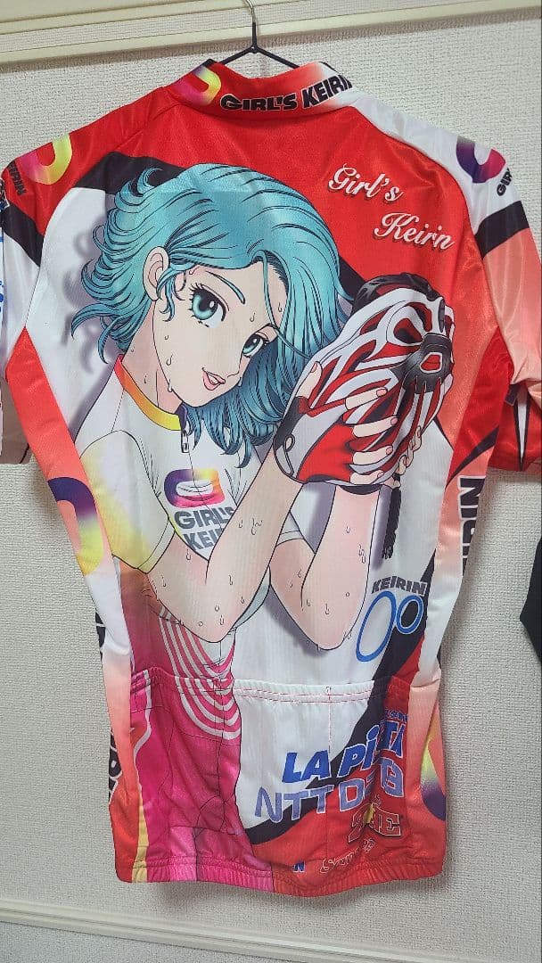 【最終特価】ガールズケイリン（競輪） ✕ 弓月光　コラボ　サイクルジャージ　L