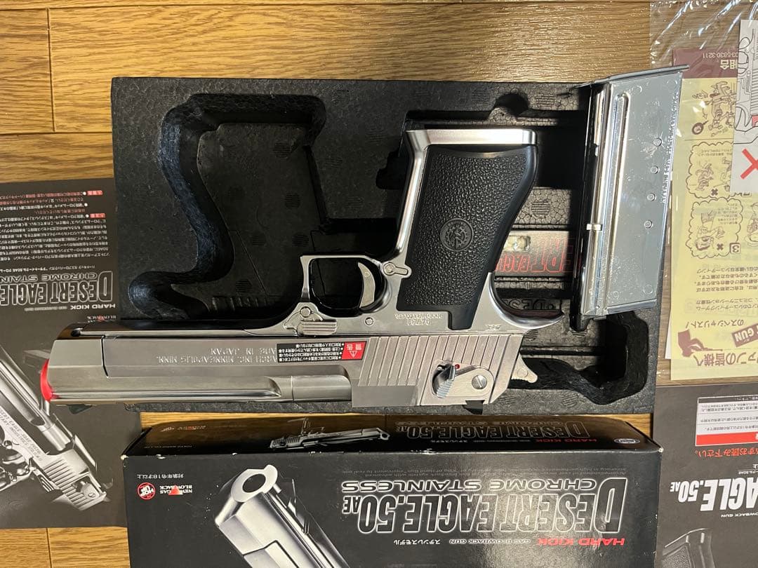 DESERT EAGLE 50AE ガスガン クローム