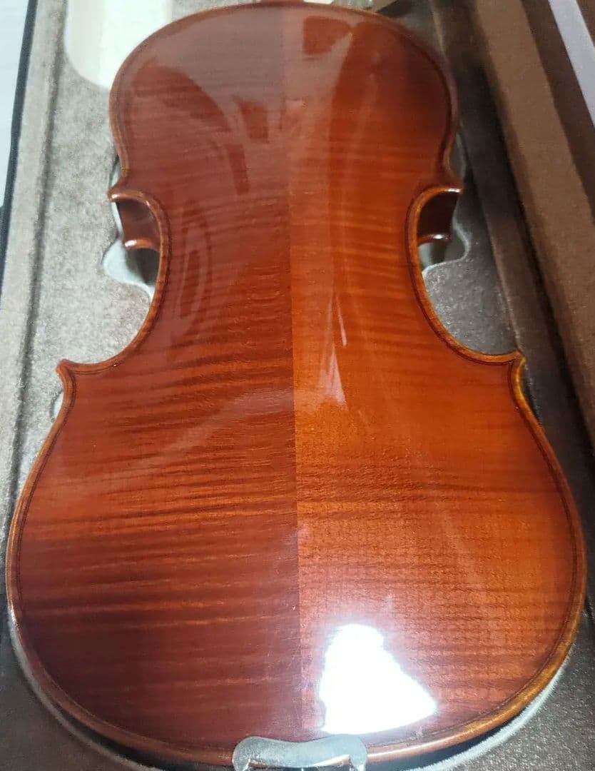 国産 高級 バイオリン 鈴木 No.500 4/4 弓、肩当、松脂 定価20万