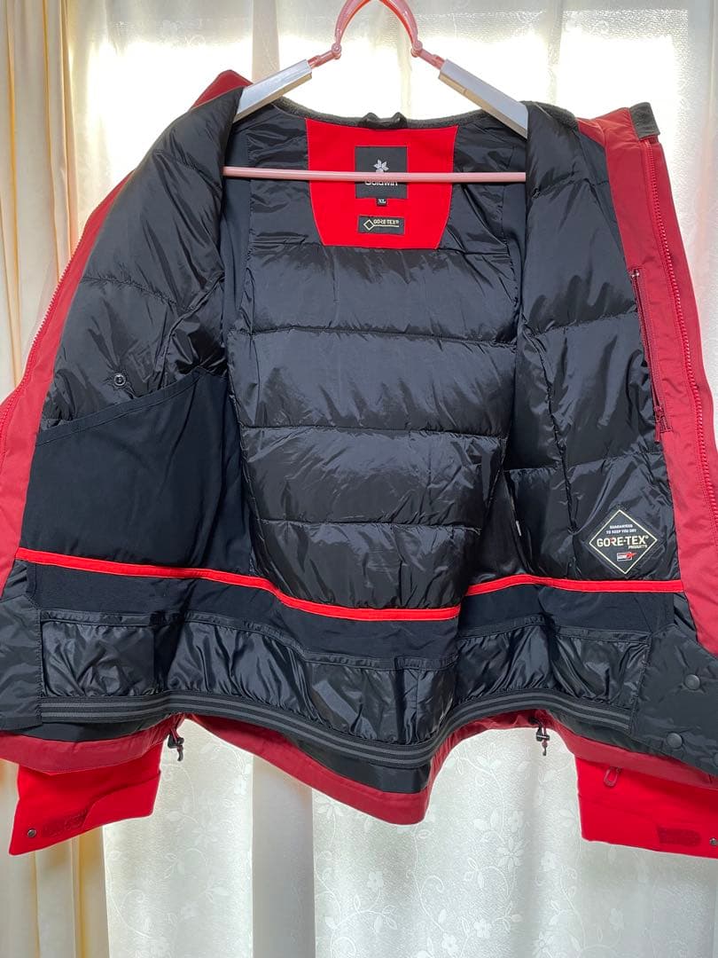 ゴールドウィン Gore-Tex 赤 スキーウェア