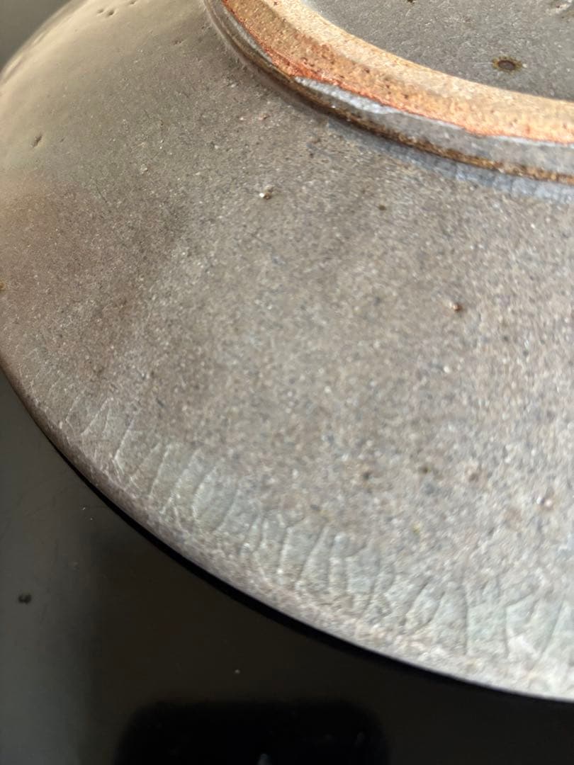 益子焼 島岡達三 象嵌皿 大皿 9寸皿 27.4cm 人間国宝 共箱