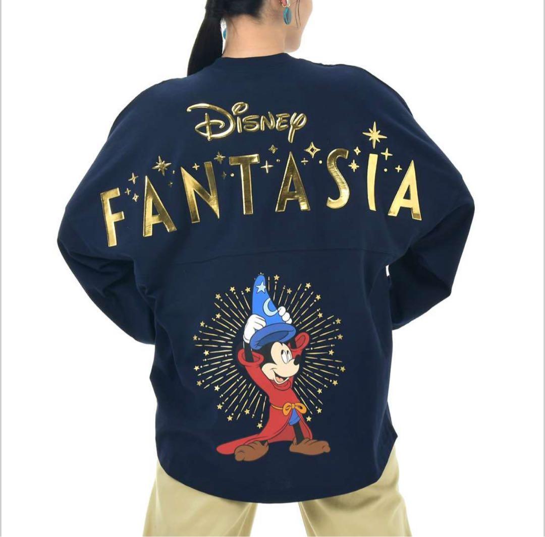 ミッキー 長袖Tシャツ ブルー XL Disney FANTASIA 85TH