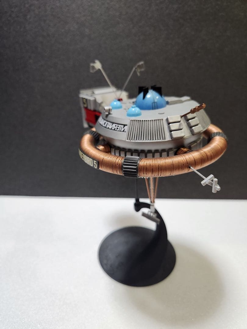 【究極のプロ完成品No13】サンダーバード5号　3号ドッキング！金属線加工処理