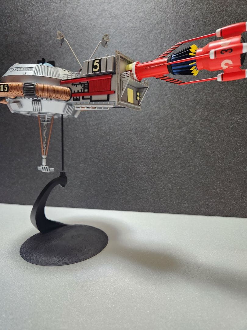 【究極のプロ完成品No13】サンダーバード5号　3号ドッキング！金属線加工処理