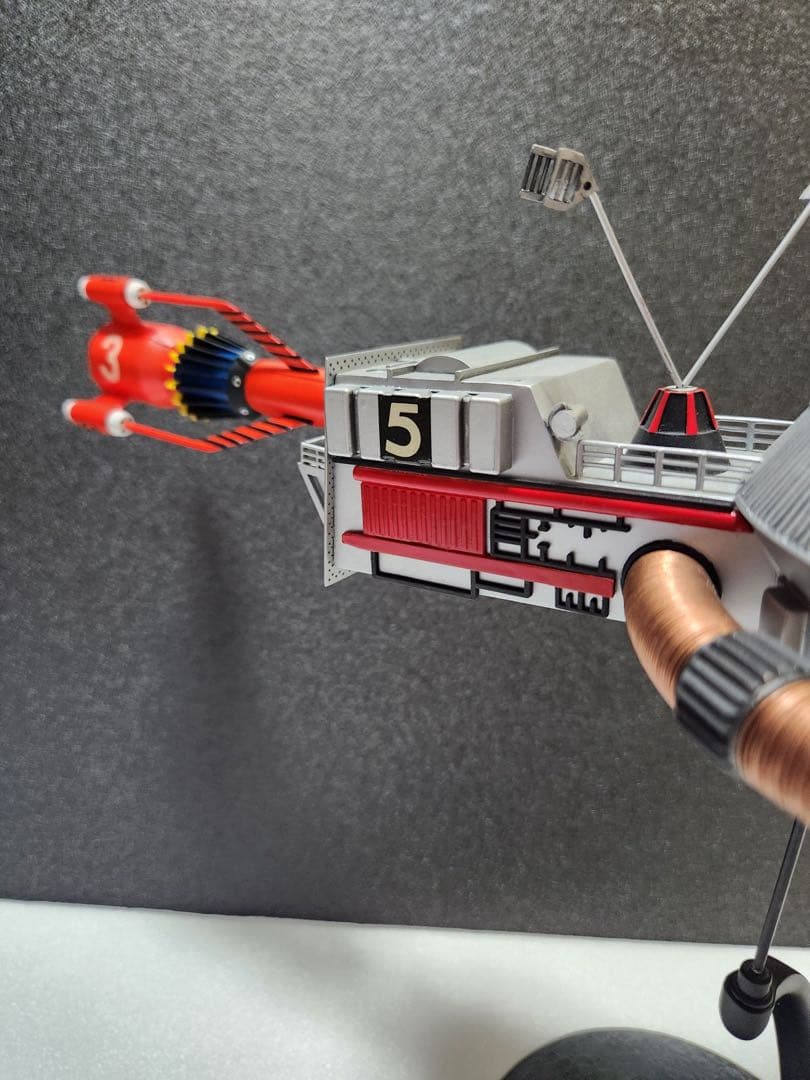 【究極のプロ完成品No13】サンダーバード5号　3号ドッキング！金属線加工処理