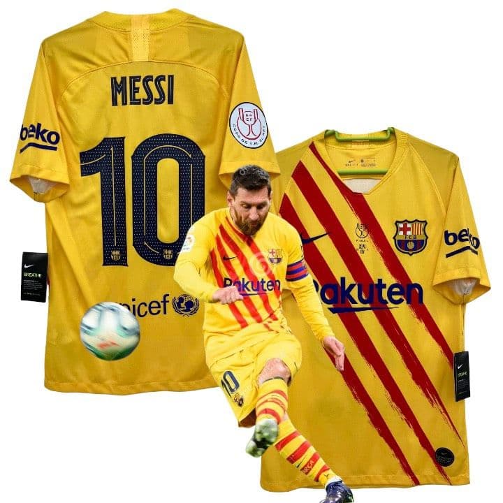 20-21 バルセロナ　メッシ　コパ・デル・レイ　フルパッチユニフォーム
