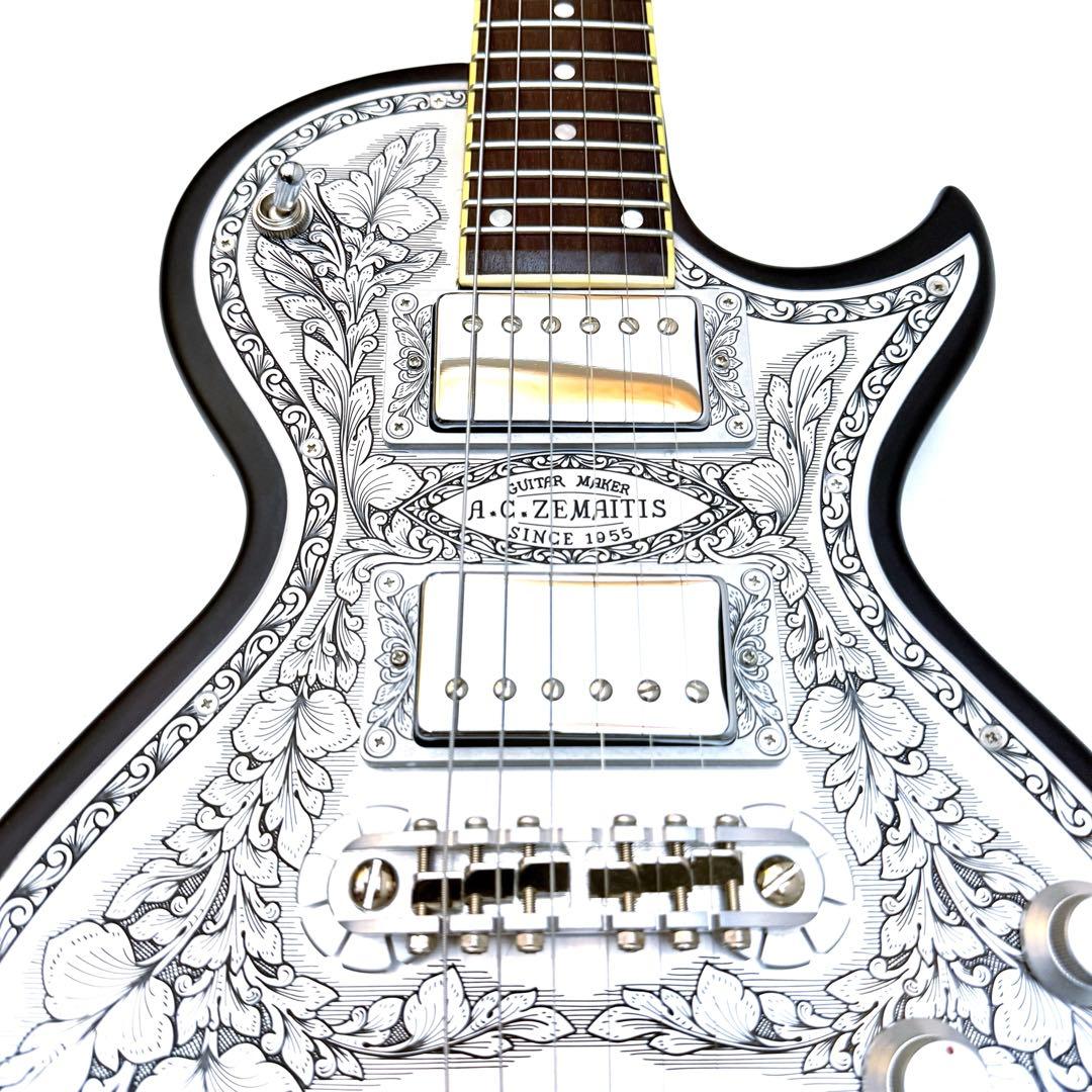 【極上美品】Zematis C24MF BK ゼマティス エレキギター