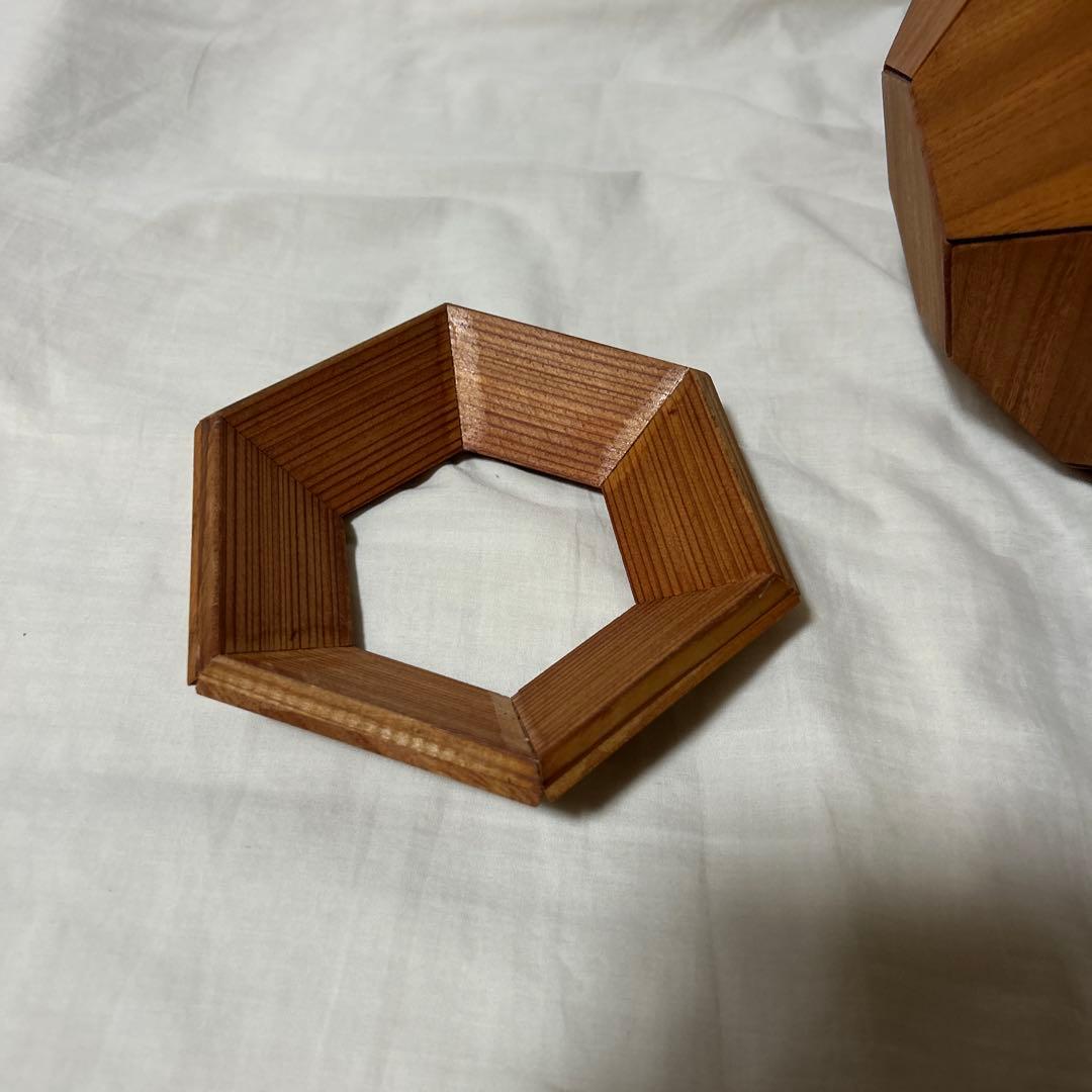 木製サッカーボールオブジェ