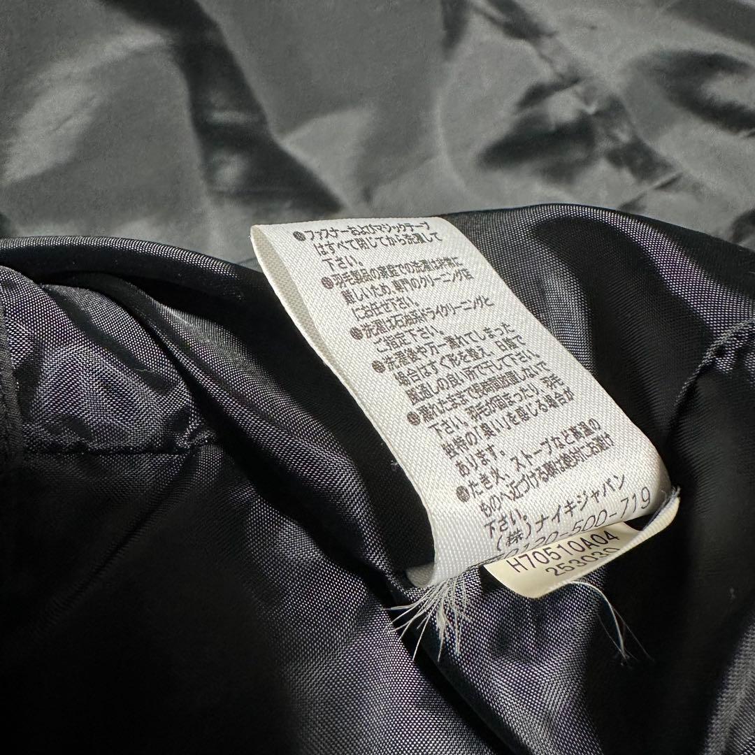 未使用級美品　ナイキNIKE ベンチコート　ダウンコート　ブラック　サイズM 黒