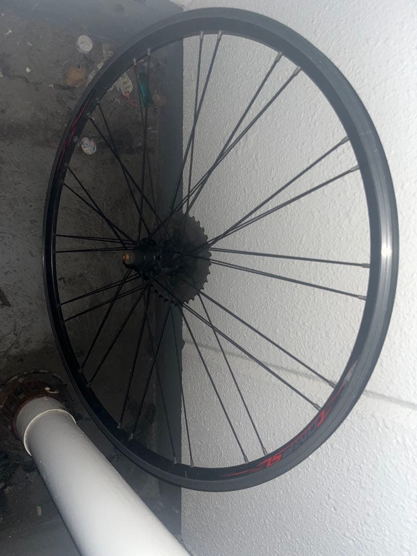 ブラック 完組ホイール 6速スプロケット