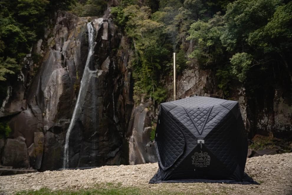 【アウトレット】AMBER サウナテントミニ2　HxGN BLACK１人～２人用