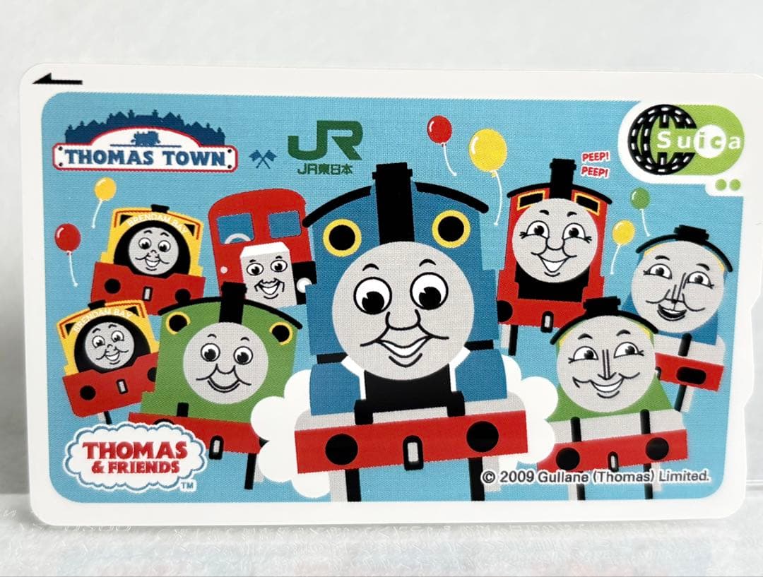 【使用可能】2009トーマスタウン来園記念Suica 記念台紙付き記念ICカ－ド