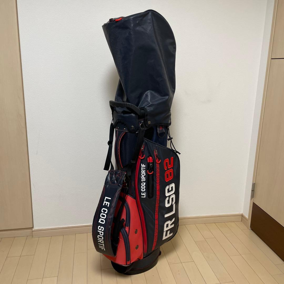 ルコック キャディバッグ・トラベルカバー・アイアンヘッドカバー 他一式