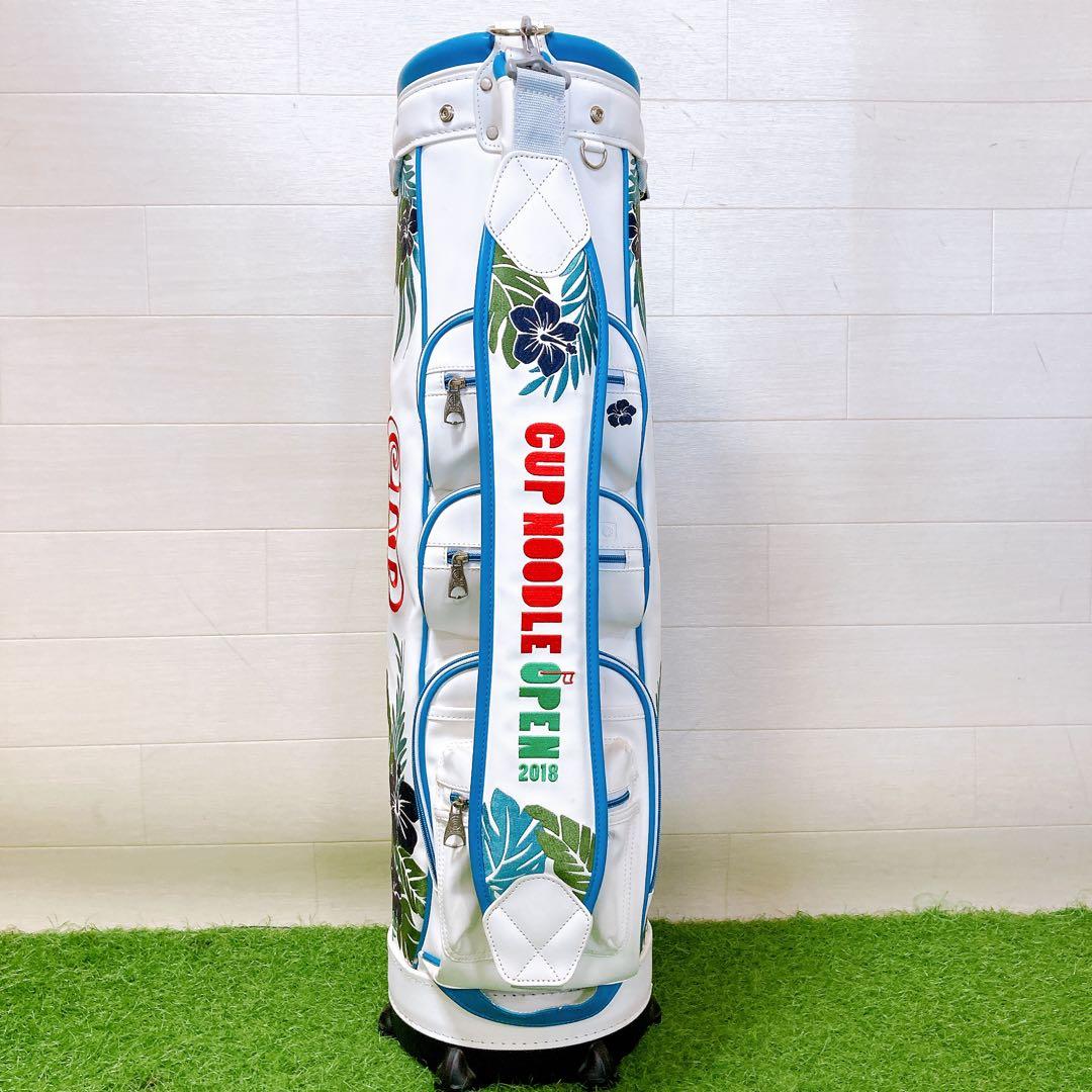 M カップヌードル　カップ　2018 ゴルフ　キャディバッグ　希少　激レア