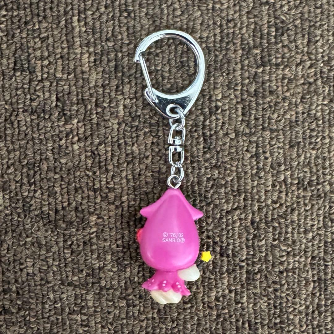 富山限定　ご当地キティホタルイカ蓄光キーホルダー