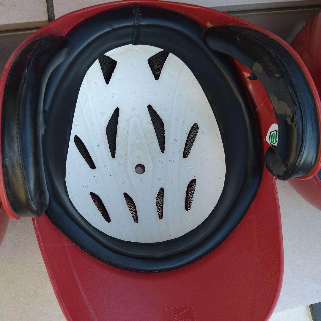 ソフトボール ヘルメット 9個セット 赤 L サイズ５個Oサイズ４個袋付き！