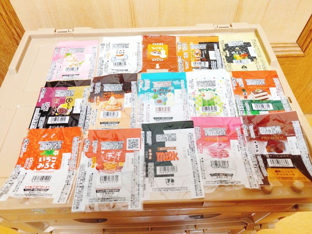 チロルチョコ 包装フィルム パッケージ 全57枚