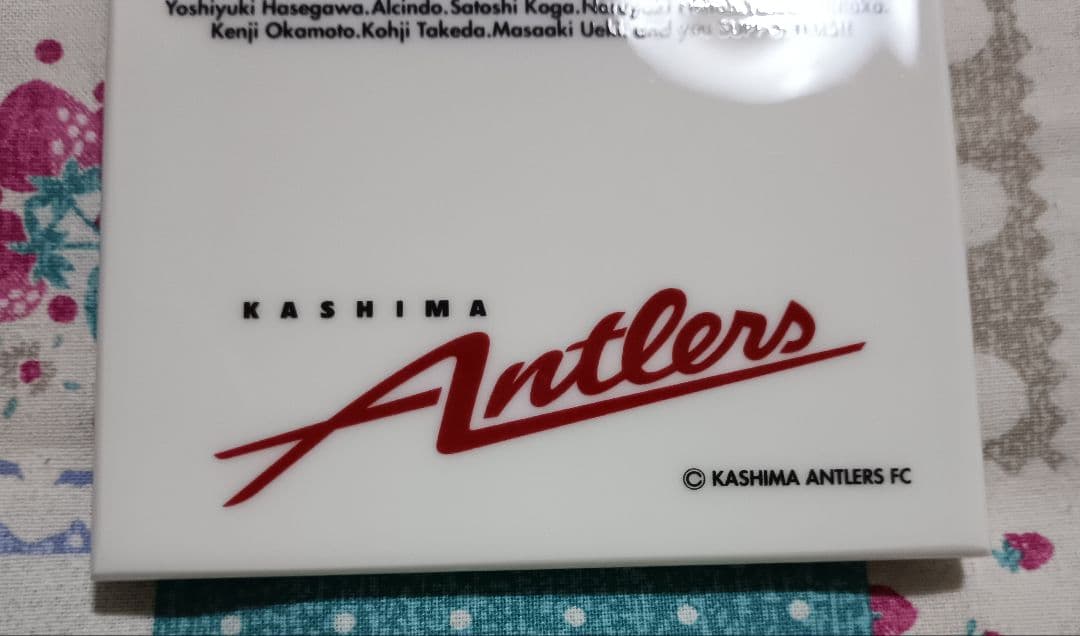鹿島アントラーズ 1993年 優勝記念盾 陶磁器製 ジーコ アルシンド 本田泰人
