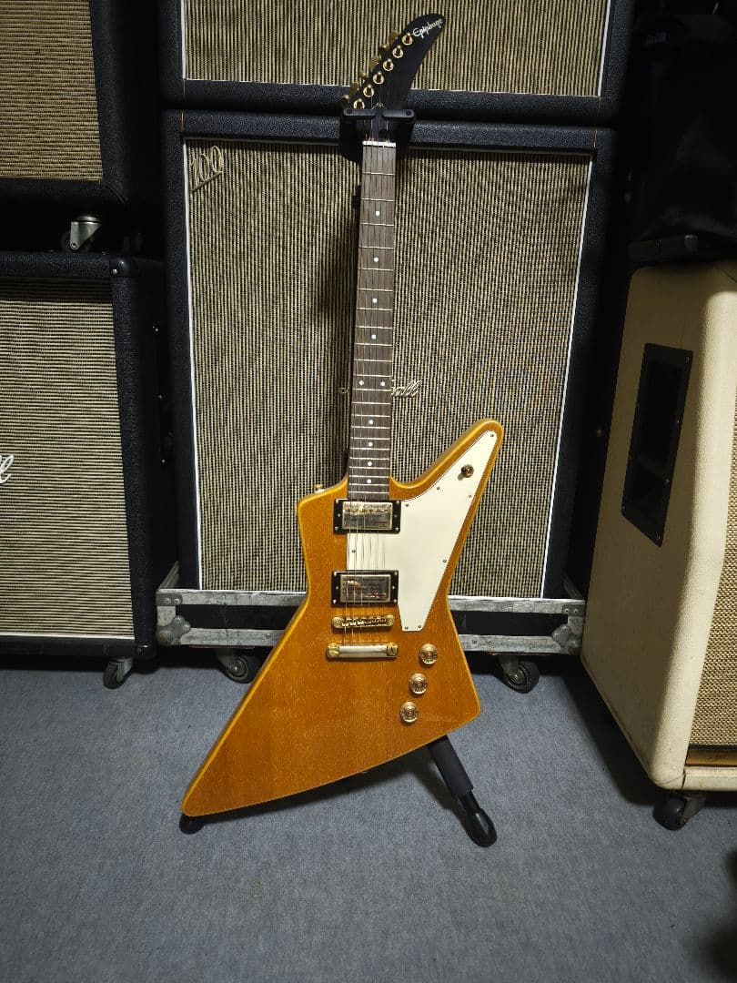 ほぼ未使用！エピフォン コリーナエクスプローラー Korina