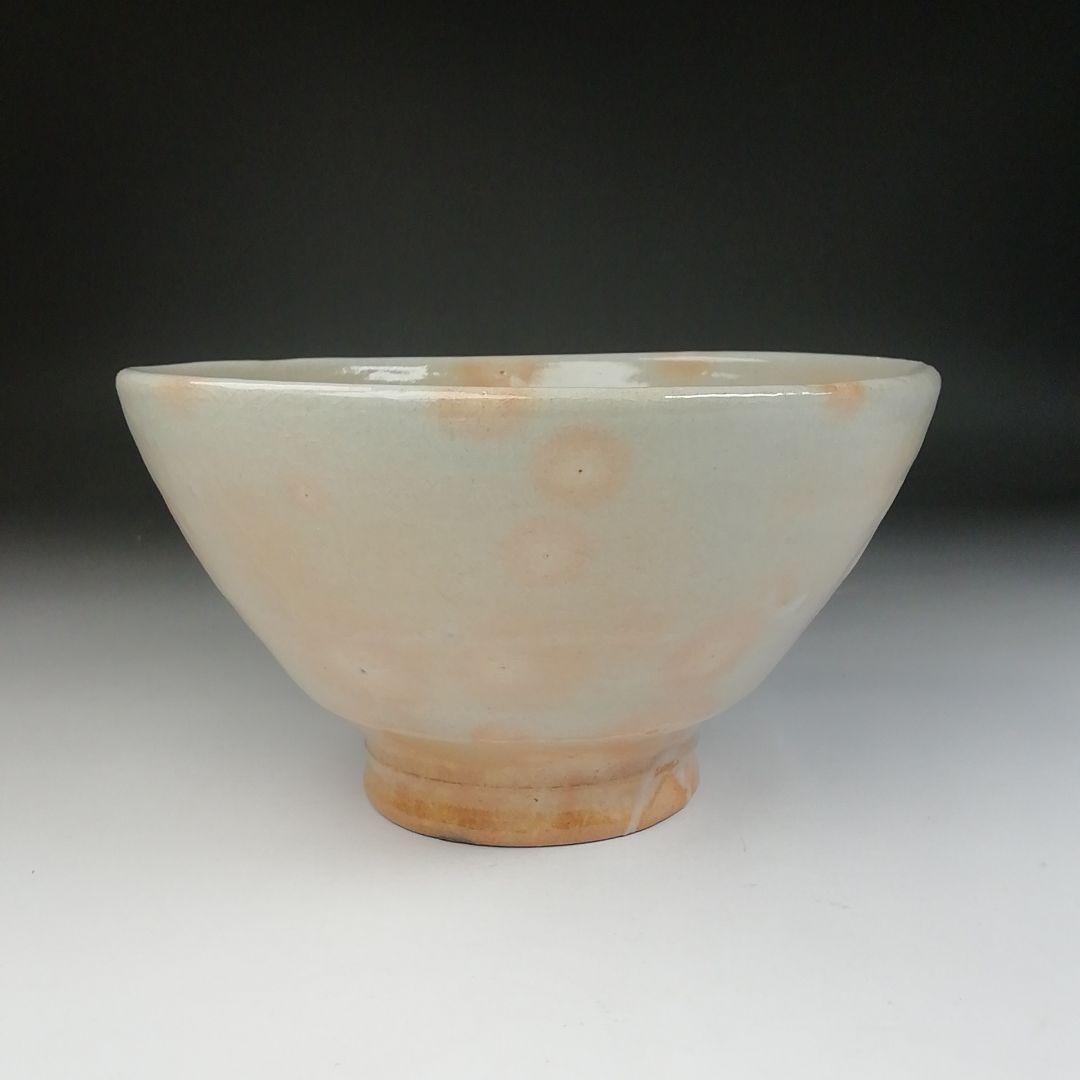 Ｔ４３８　茶碗　『萩焼』『杉山芳寿 造』　共箱　抹茶碗　茶道具