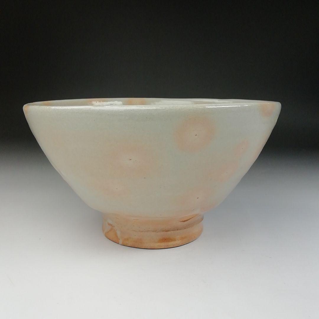 Ｔ４３８　茶碗　『萩焼』『杉山芳寿 造』　共箱　抹茶碗　茶道具