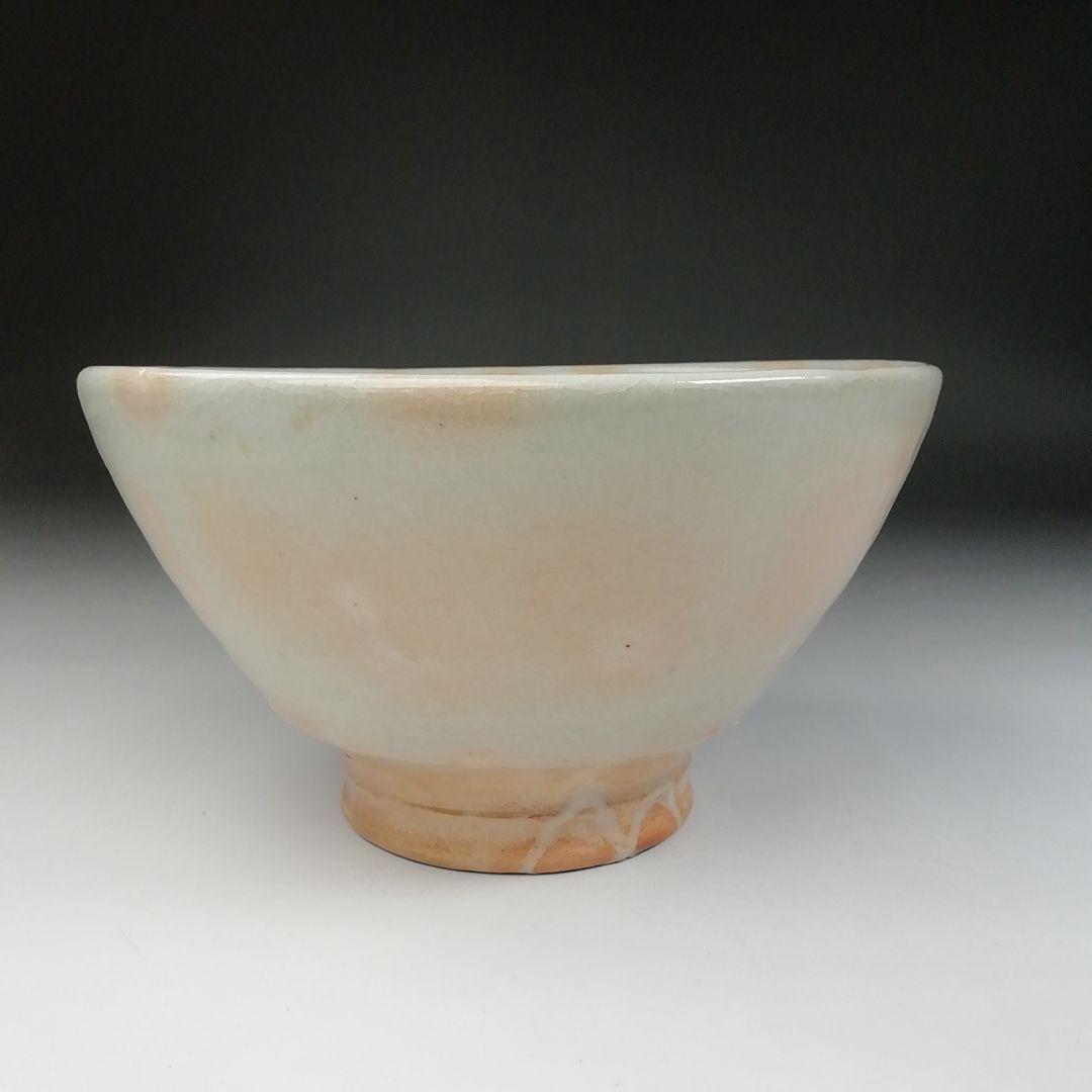 Ｔ４３８　茶碗　『萩焼』『杉山芳寿 造』　共箱　抹茶碗　茶道具