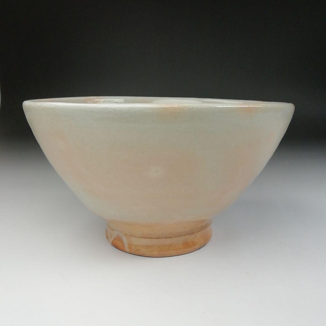 Ｔ４３８　茶碗　『萩焼』『杉山芳寿 造』　共箱　抹茶碗　茶道具