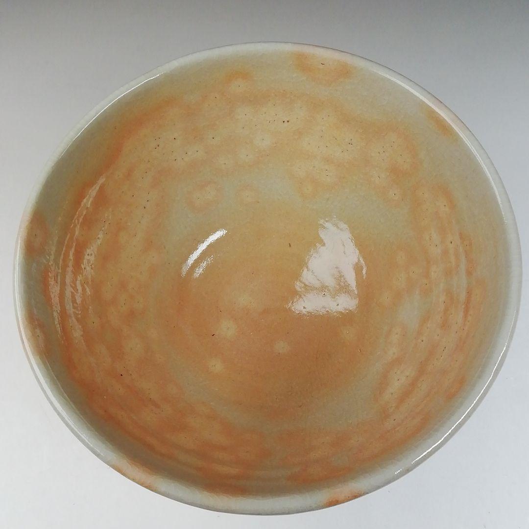 Ｔ４３８　茶碗　『萩焼』『杉山芳寿 造』　共箱　抹茶碗　茶道具