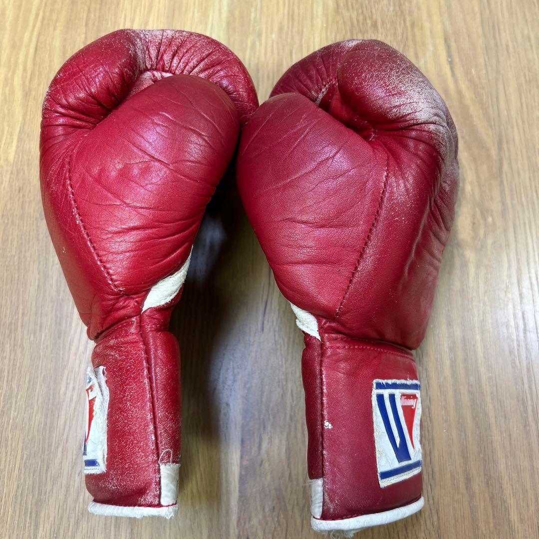 Winning ボクシンググローブ 赤 6oz