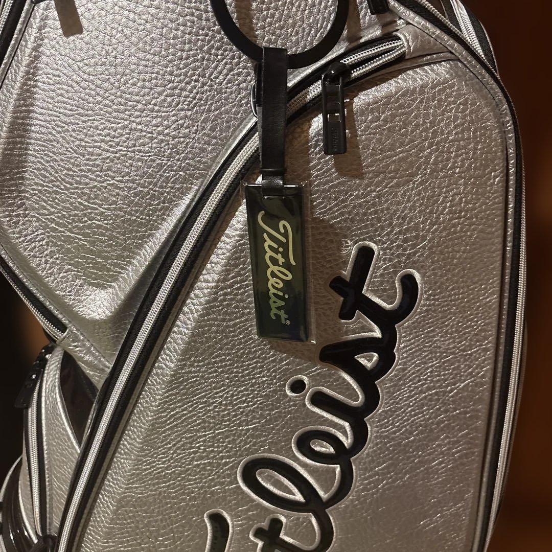 Titleist シルバー キャディバッグ
