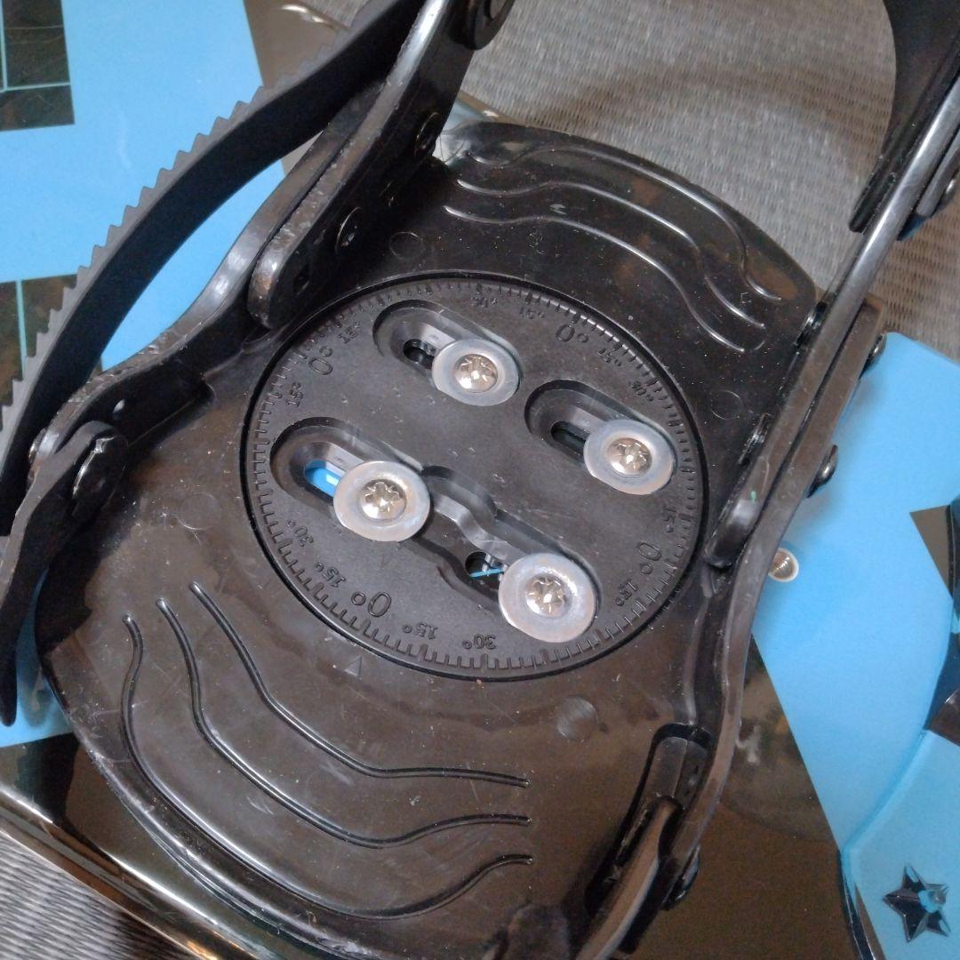 DUB ジュニアスノーボード110cm ビンディング 滑り止め＆コード付