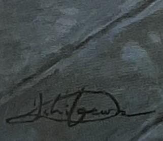 石川善一、「祇園の華」、希少画集の額装画、四季、風景、人気作品