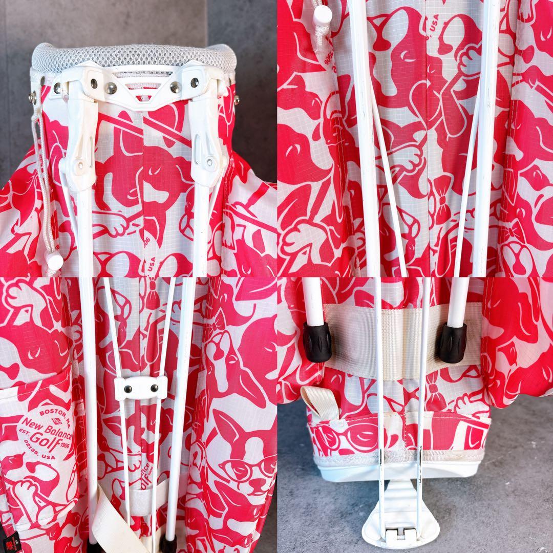 8.5型スタンド式キャディバッグ　NewBalanceニューバランス軽量　可愛い