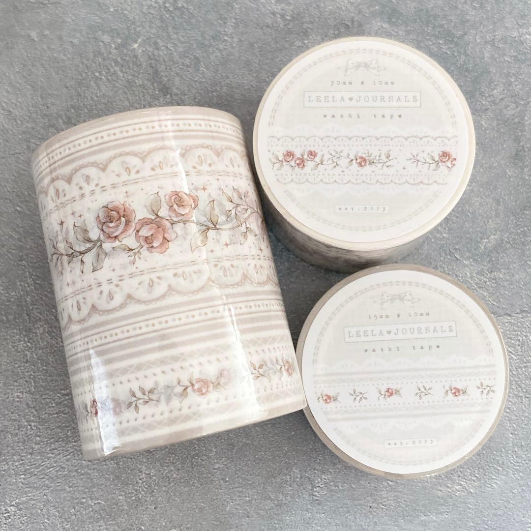 LEELA JOURNALS 海外マスキングテープ　マステ 【1663】