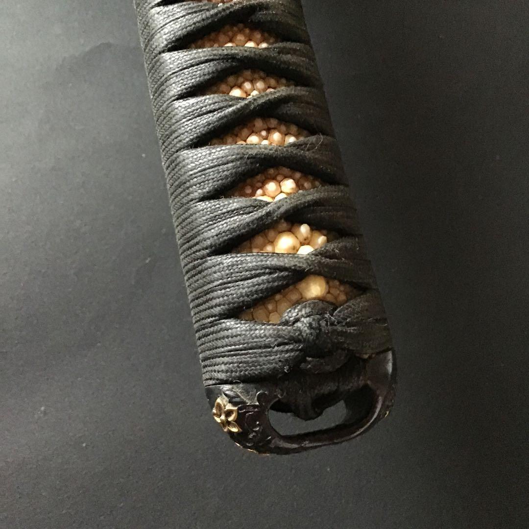 大刀　笛巻鞘　一作金具　拵　江戸期保証　　　　　　書4