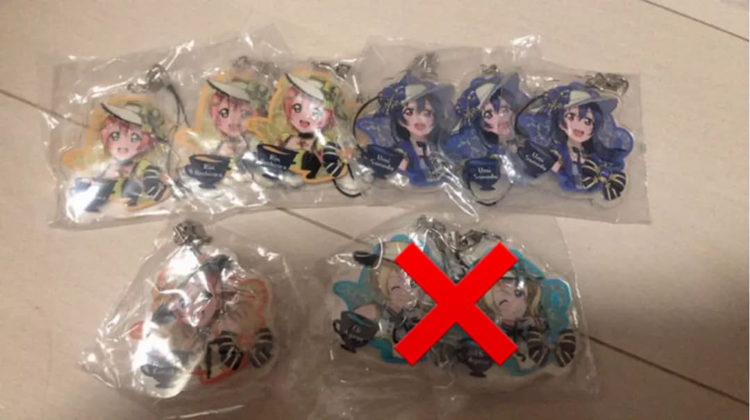 ラブライブ ティーパーティー　アクリルキーホルダー