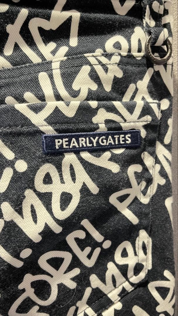 ✨美品✨パーリーゲイツ　総柄　ストレッチパンツ　メンズ5 Lサイズ