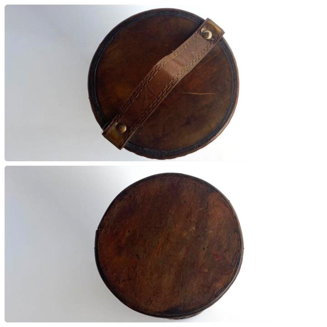 《ヴィンテージ 》アンティーク調 レザー×ウッド ワインボトルケース《超レア》