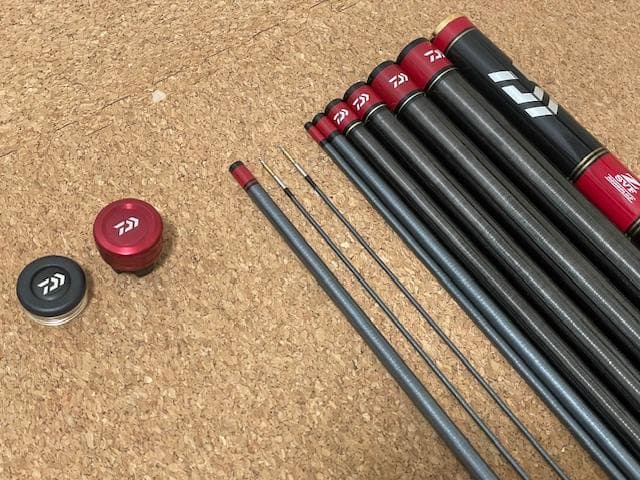 【中古品】 ダイワ 銀影競技 メガトルク 早瀬抜90 Q 別売スイッチパーツ付き