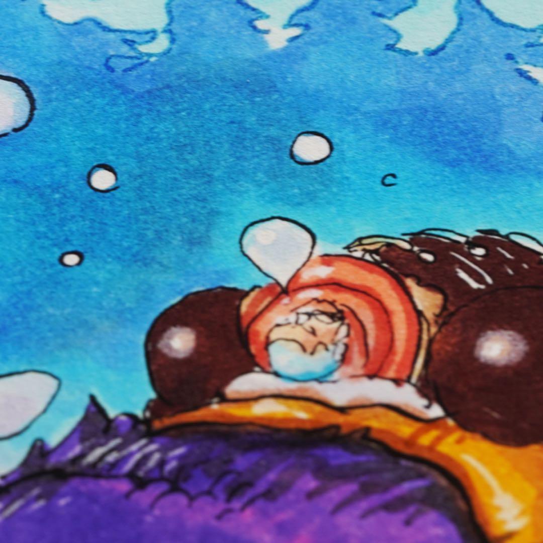 【未開封】ONE PIECE マンガアート(NFT) 雪と狼